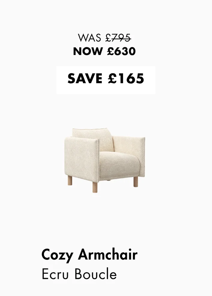 Cozy Armchair - Ecru Boucle