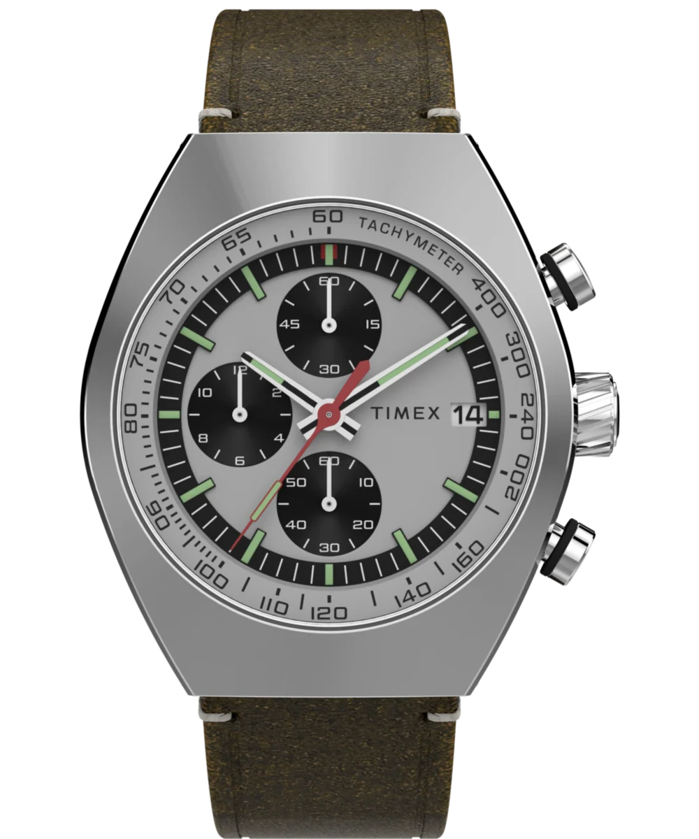 Image of Timex Legacy Tonneau 42mm Leather Strap Watch