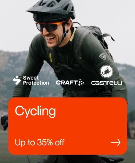 Up to 35% on cycling