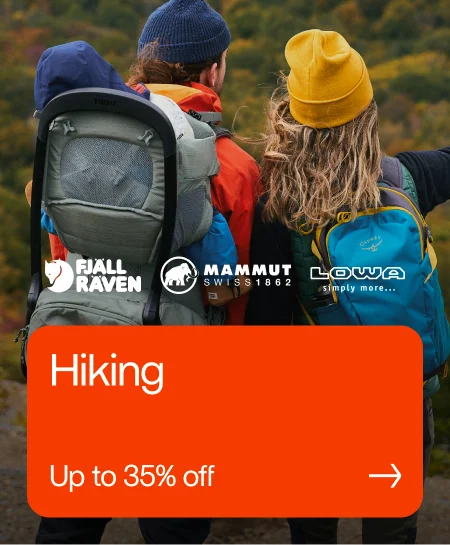 Up to 35% off Hiking