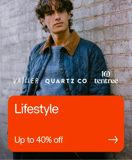 Up to 40% off lifestyle