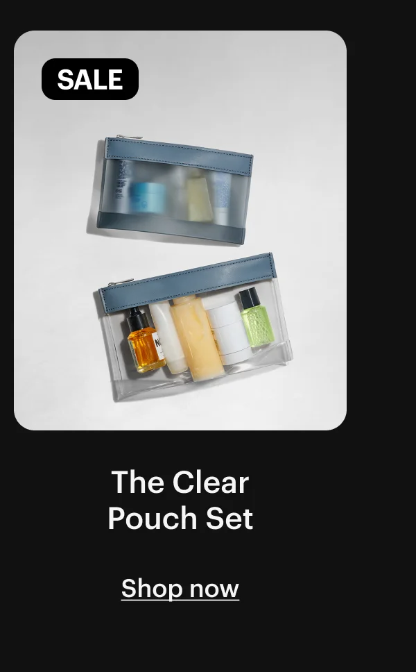 The Clear Pouch Set
