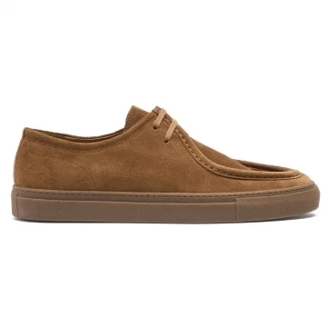 Porto Apron Derby in Sigaro Suede