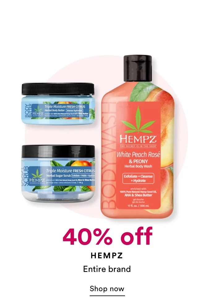 40% off Hempz