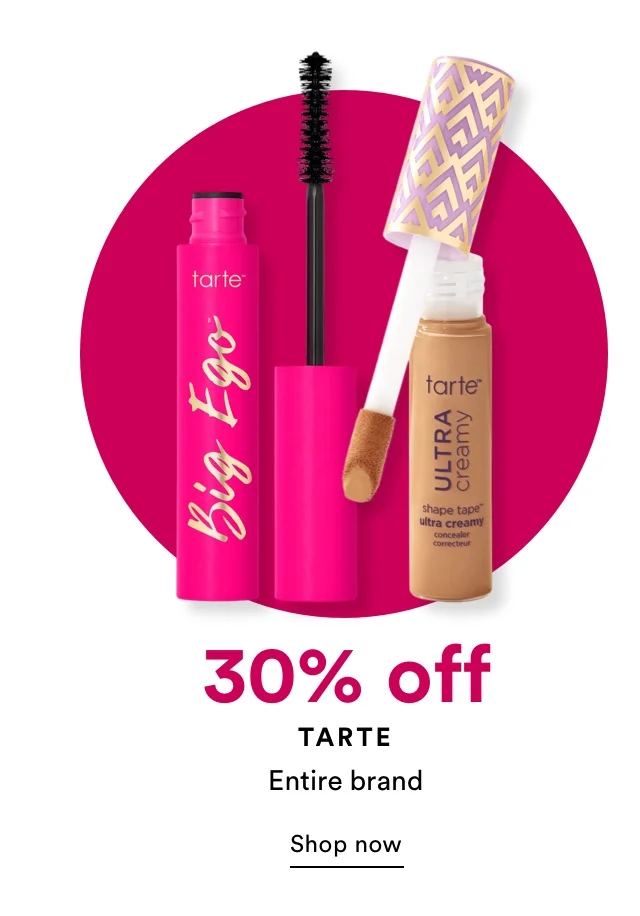 30% off Tarte