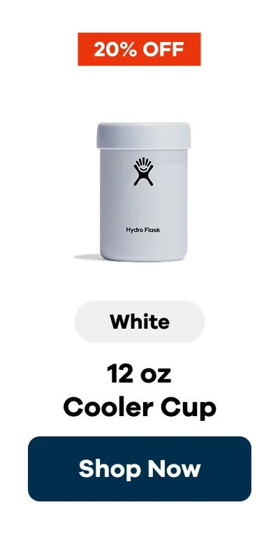 20% OFF White 12 oz Cooler Cup. | Shop Now