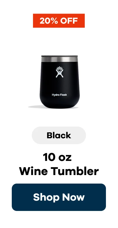20% OFF Black 10 oz  Wine Tumbler. | Shop Now