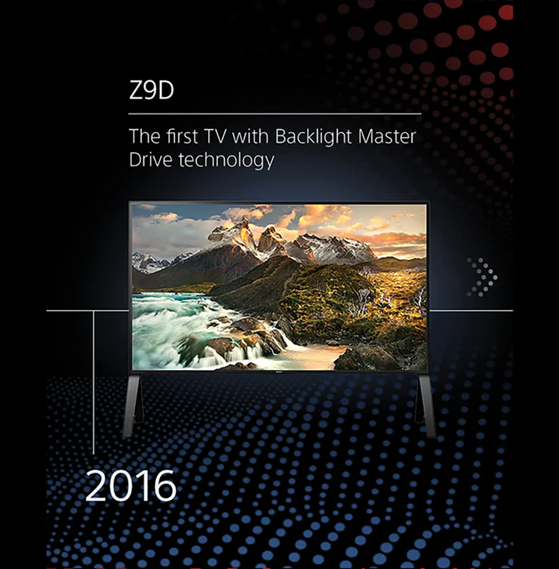 Z9D | The first TV with Backlight Master Drive technology | 2016