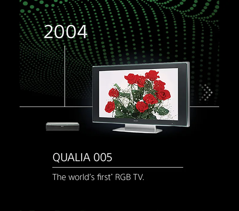 2004 | Qualia 005 | The world's first RGB TV.