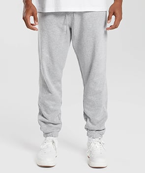 REST DAY ESSENTIALS JOGGERS - LIGHT GREY CORE MARL