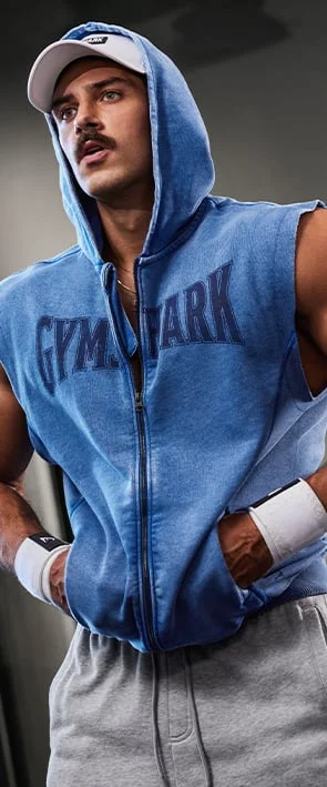 Steve Kelly wearing Rest Day Essentials Joggers and Heritage Washed Hoodie