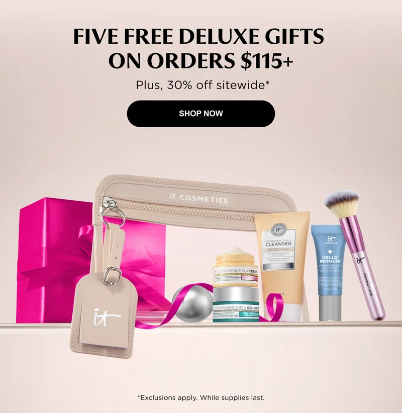 FIVE FREE DELUXE GIFTS