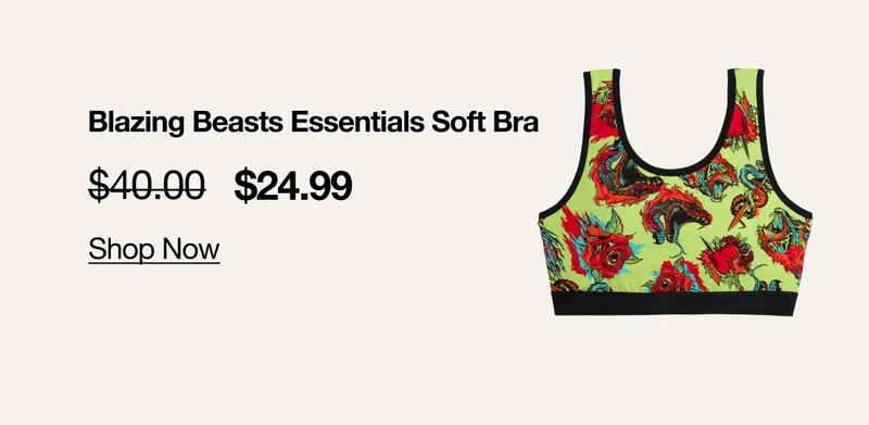 Blazing Beasts Essentials Soft Bra