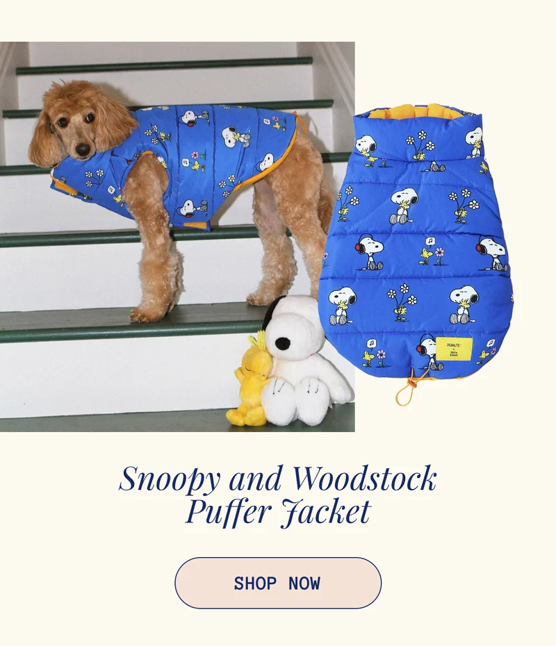 Snoopy and Woodstock Puffer Jacket