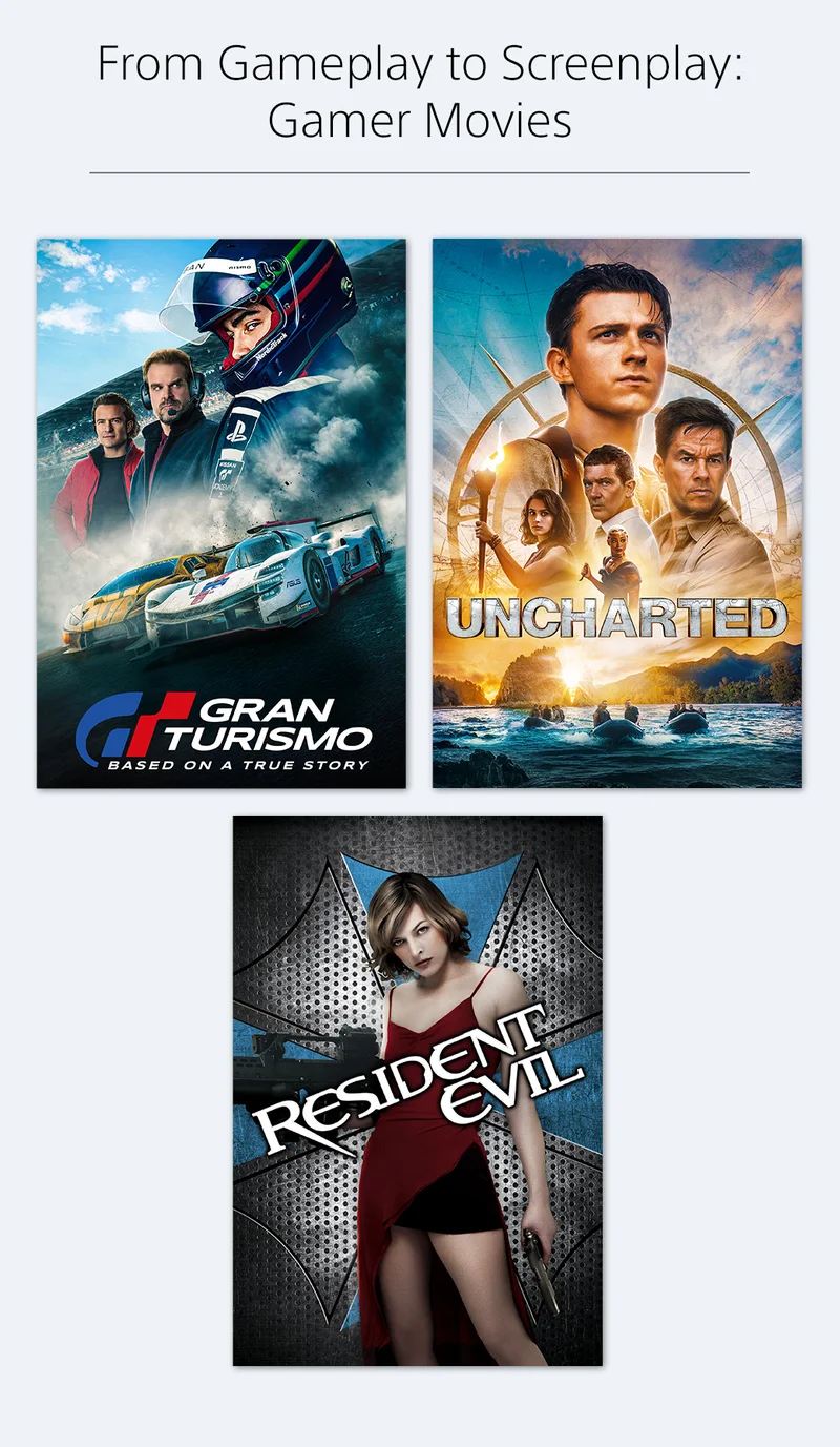 From Gameplay to Screenplay: Gamer Movies | Gran Turismo | Uncharted | Resident Evil