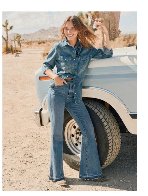 Women's Wrangler Retro® Bailey High Rise Raw Hem Flare Jean