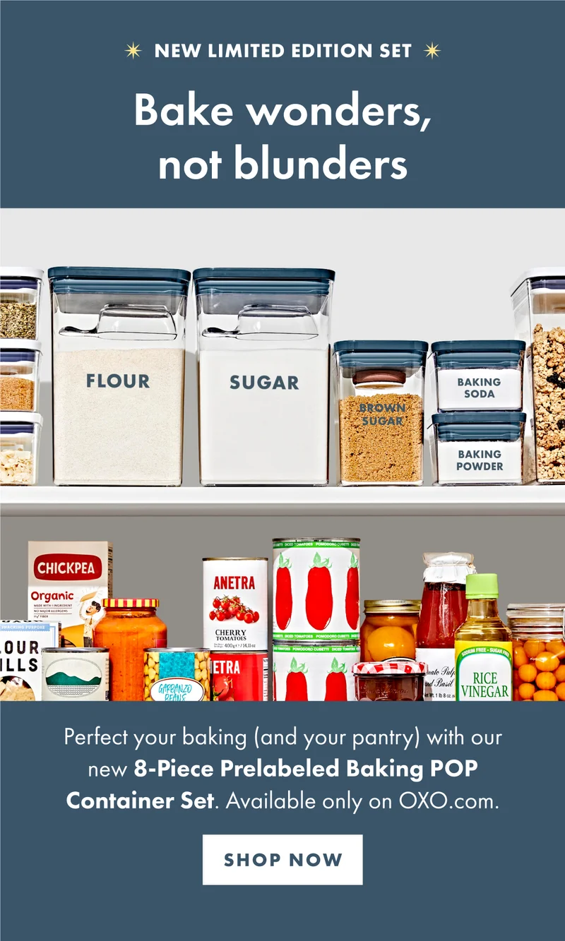 Bake wonders, not blunders. New limited edition set.