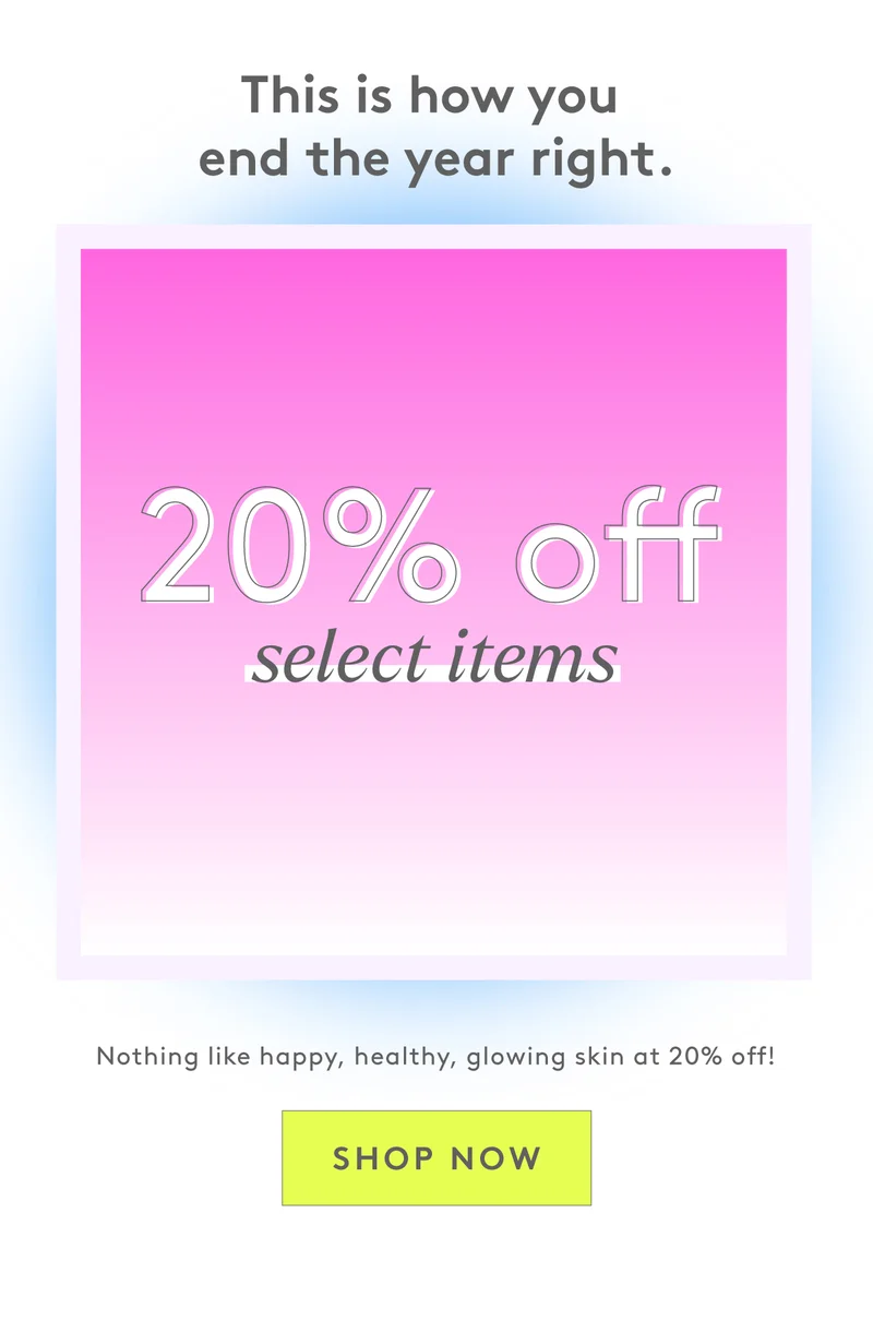20% Off Select Items