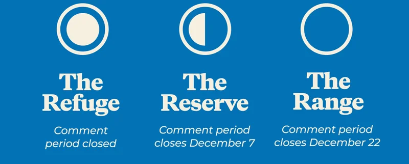The Reserve comment period closes December 7. The Range comment period closes December 22.