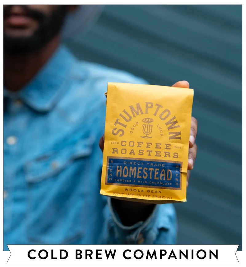 Header: Cold Brew Companion. Image: Homestead Blend