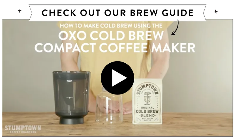 OXO Cold Brew Coffee Maker: Instructional Video Link