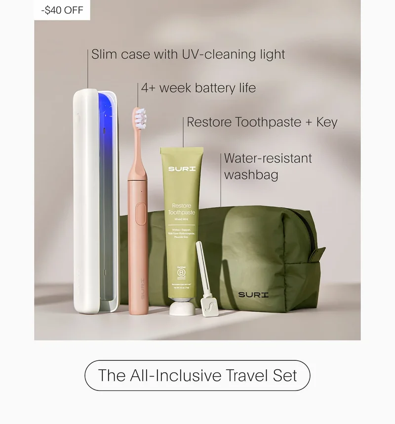 -$40 off - the all-inclusive travel set