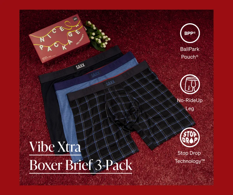 Vibe Xtra Boxer Brief 3-Pack