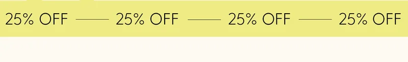 25% Off