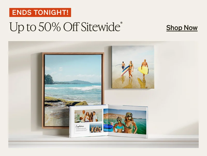Ends tonight: Up to 50% off sitewide