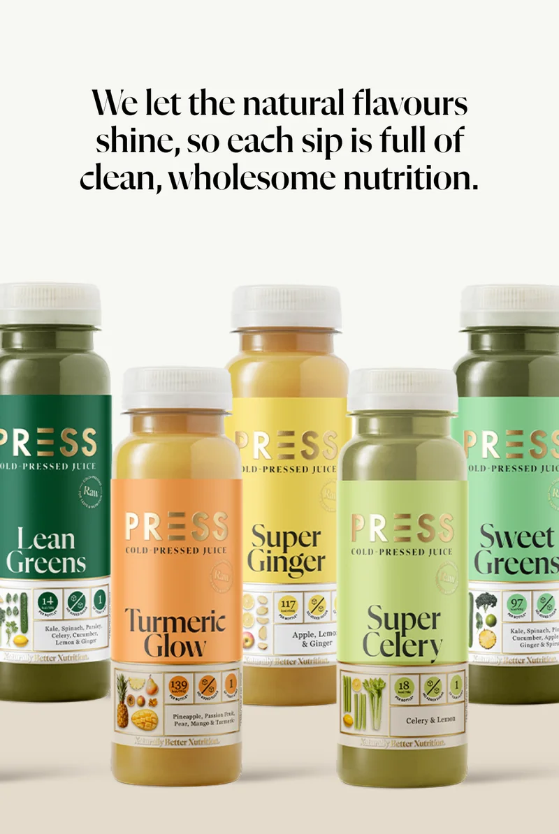 We let the natural flavours shine, so each sip is full of clean, wholesome nutrition.