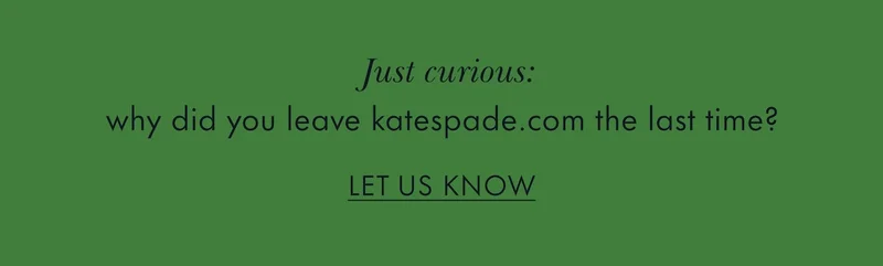 Let us know!