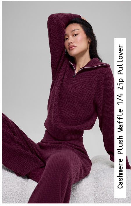 burgundy cashmere 1/4
