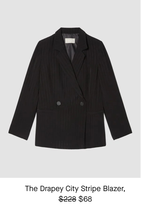 [IMAGE]The Drapey City Stripe Blazer