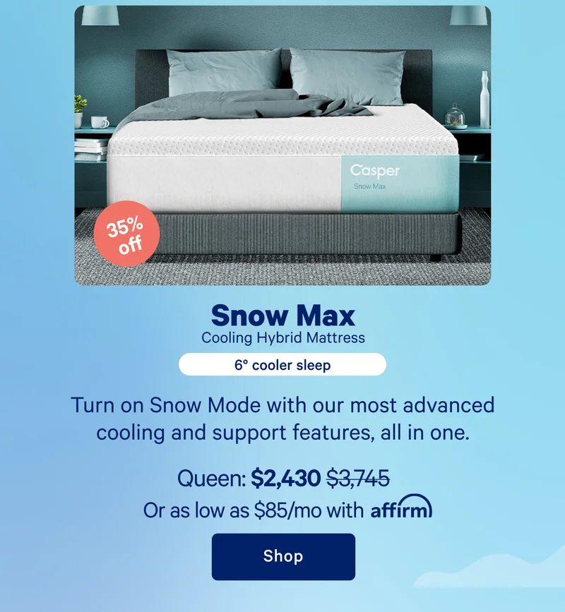 Snow Cooling Hybrid Mattress >> Shop >>