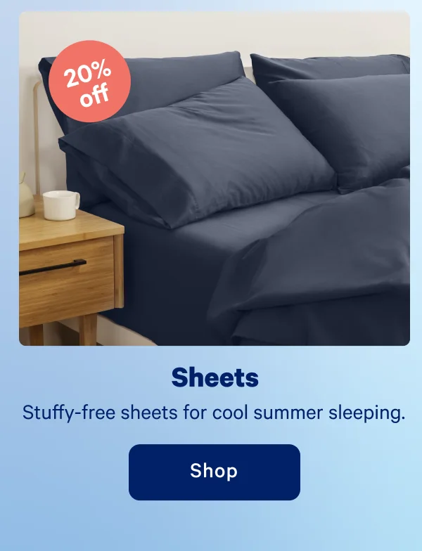 Sheets >> Shop >>
