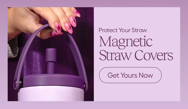 Protect Your Straw - Magnetic Straw Covers - Get Yours Now
