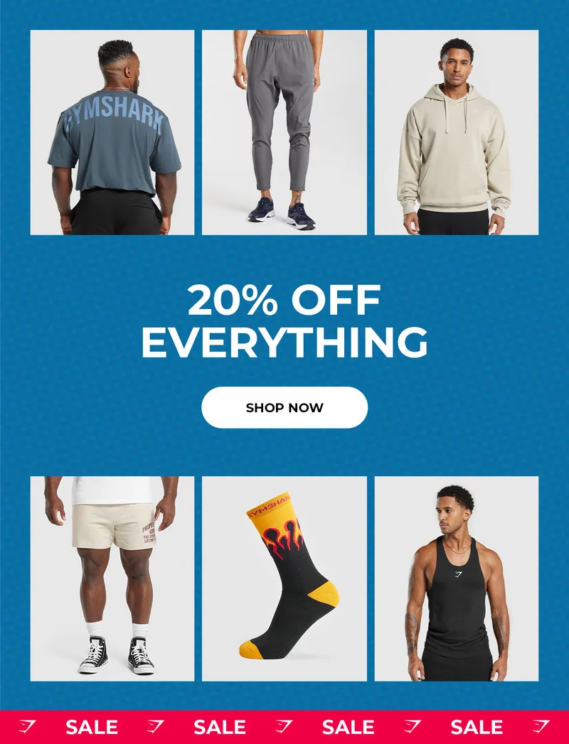 20% OFF EVERYTHING: SHOP NOW