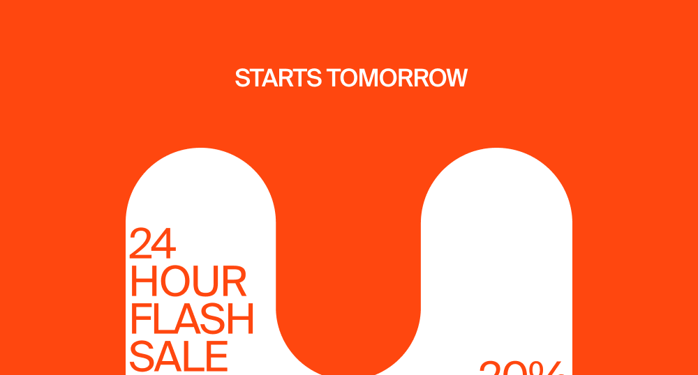 Flash Sale Starts Tomorrow