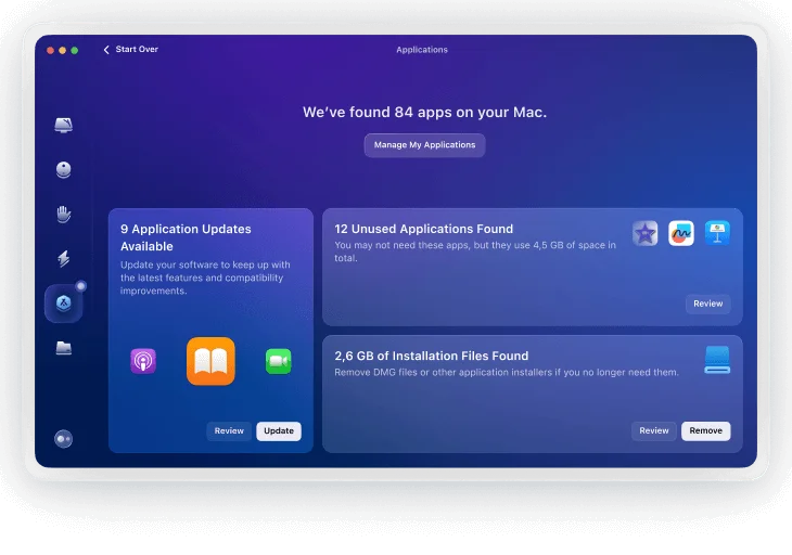 The new CleanMyMac design