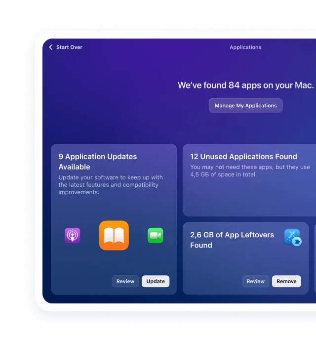 The new CleanMyMac design