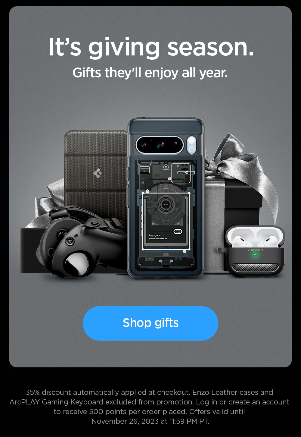 It's giving season. Gifts they'll enjoy all year. Shop gifts.