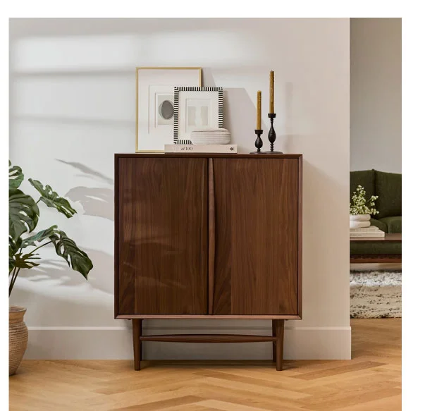 Lenia Walnut Cabinet