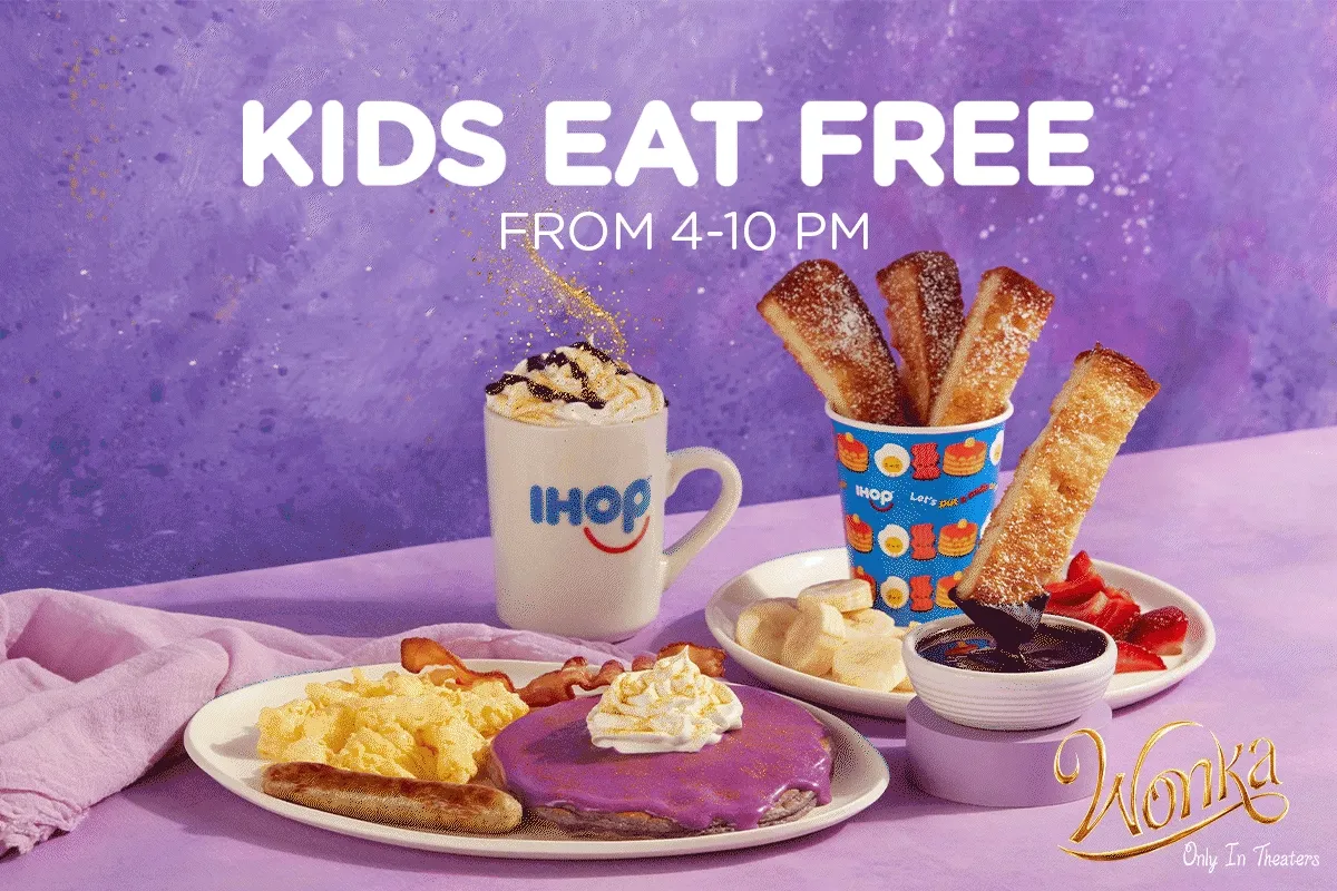 Kids Eat Free From 4-10pm