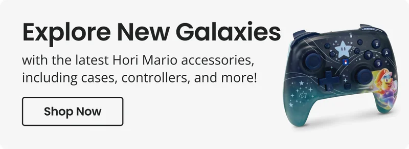 Explore New Galaxies with the latest Hori Mario accessories, including cases, controllers, and more! | Shop Now