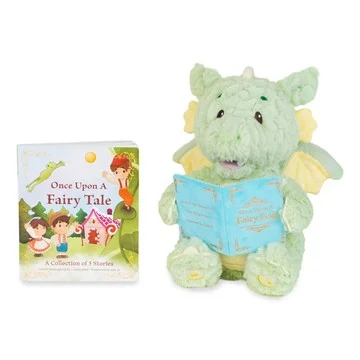 Cuddle Barn Storyteller Plush Character with Read Along Book