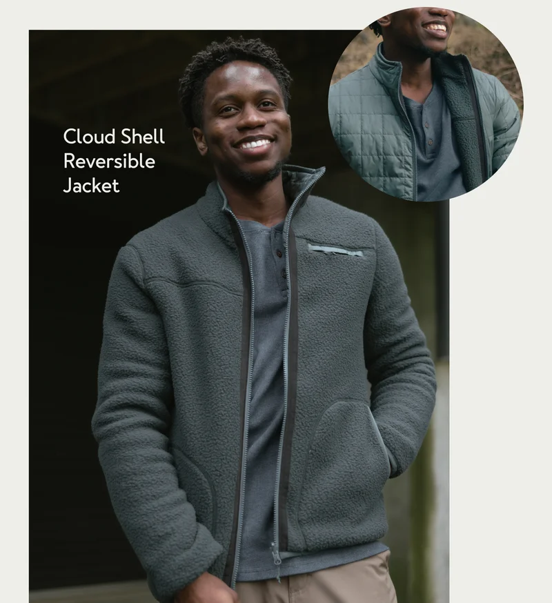 Cloud Shell Reversible Jacket