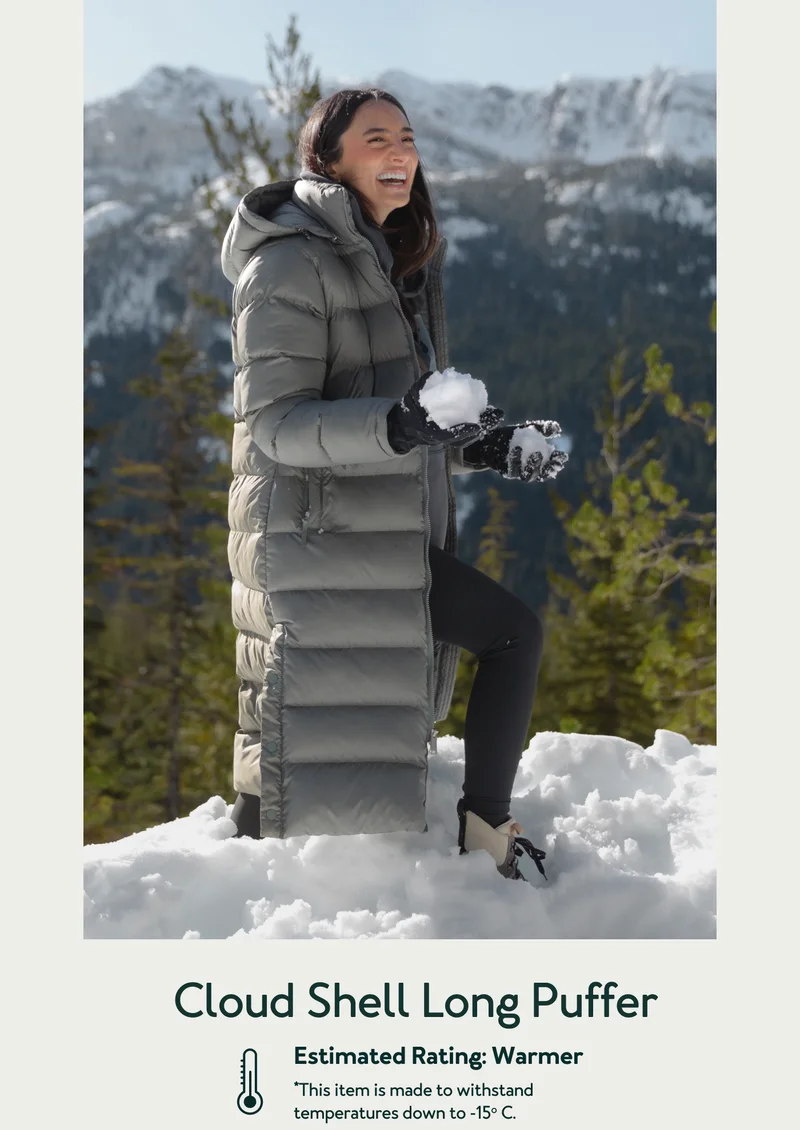 Cloud Shell Long Puffer
