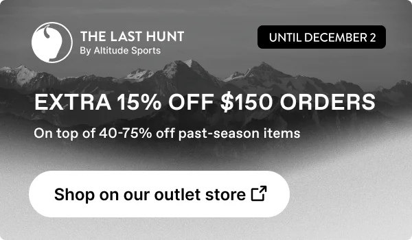 Shop on our outlet store ⤤ TLH Black Friday deals at full throttle: 40-75% off past-season items Until December 1