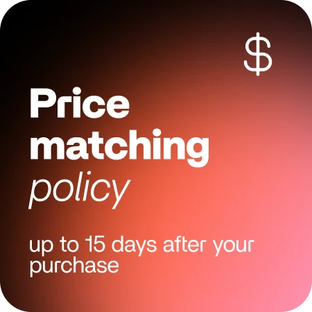 Price matcing policy up to 15 days after your purchase