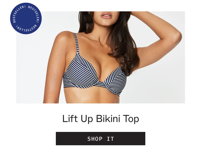 Lift Up Bikini Top